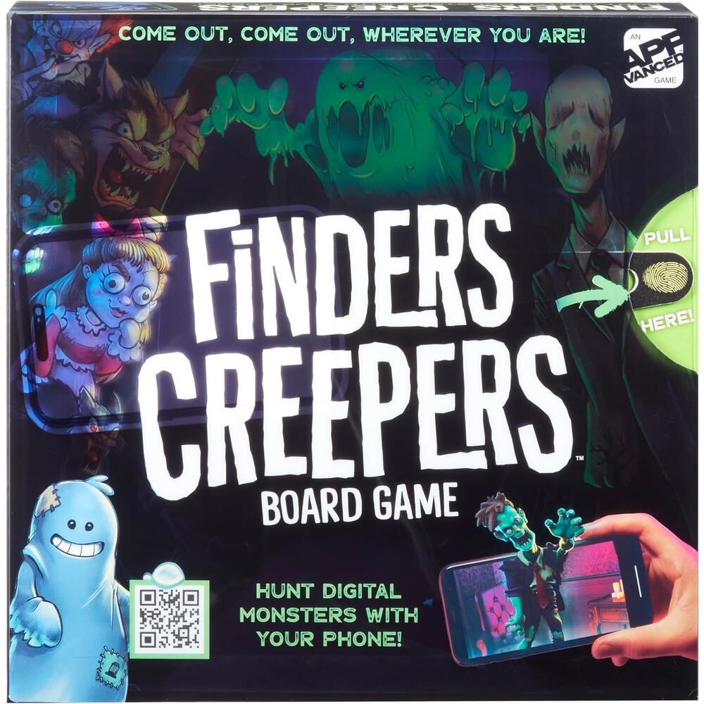 Finders Creepers Board Game App-Vanced Game Hunt Digital Monsters w/ Your Phone